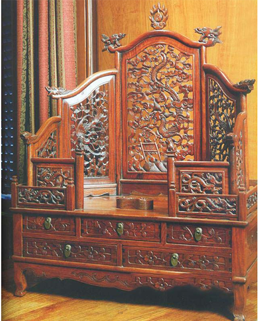 中國古典家具 | 子母螭龍紋：教子與科考及第的祝福