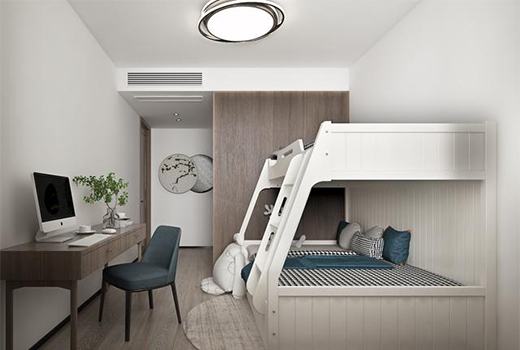 胡桃木飾面點(diǎn)綴，溫雅柔和，全身心享受生活慢節(jié)奏