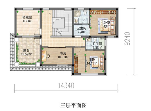 簡(jiǎn)約現(xiàn)代風(fēng)三層住宅，陽(yáng)光房慵懶愜意