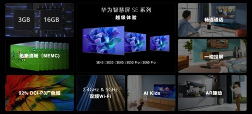 “閉眼入”的電視，華為智慧屏SE系列越級性能新品震撼來襲