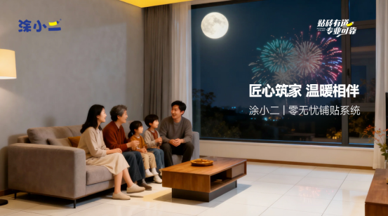 與國同慶，與家同行丨涂小二“零無憂”系統(tǒng)，鑄就萬千家庭安居夢